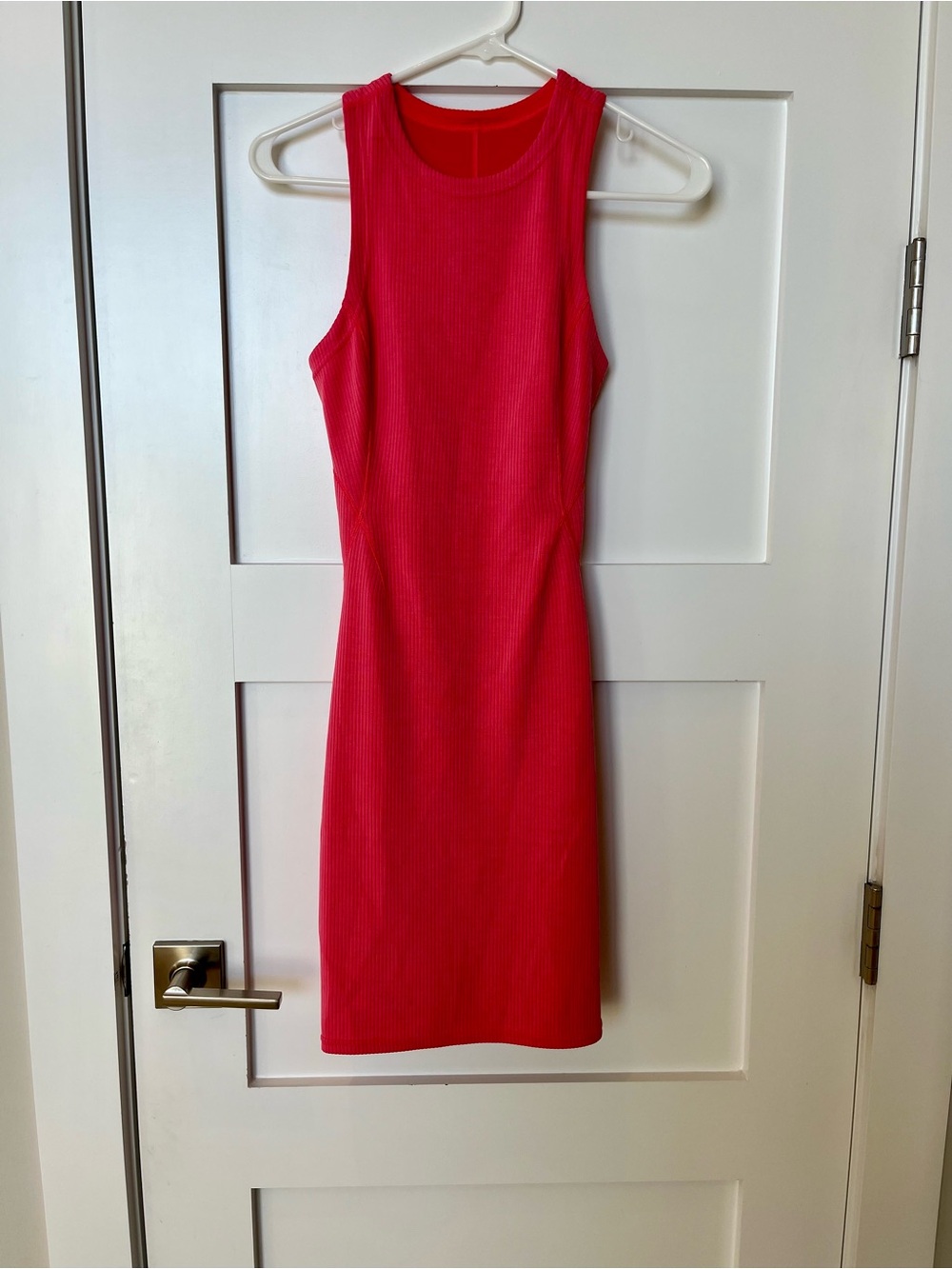 lululemon athletica Sleeveless Ribbed Midi Dress Pink